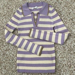 Mango light stretchy sweater